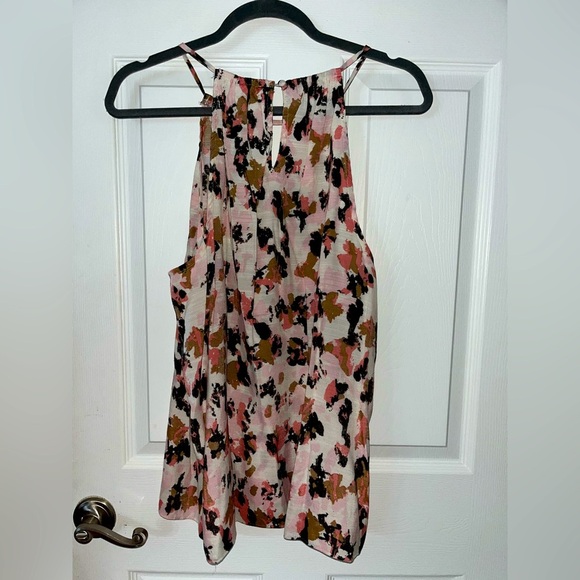 Nine West Pink and Brown Patterned Tank Top - Picture 3 of 3